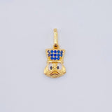 Dije Cara Pato 1.1gr / 1.7cm / Oro Amarillo 18K