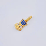 Dije Cara Pato 1.1gr / 1.7cm / Oro Amarillo 18K