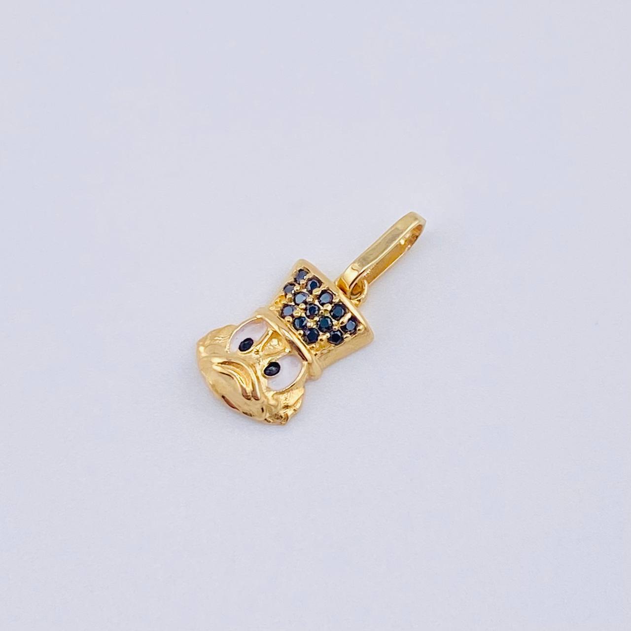 Dije Cara Pato 1.1gr / 1.7cm / Oro Amarillo 18K