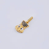 Dije Cara Pato 1.1gr / 1.7cm / Oro Amarillo 18K