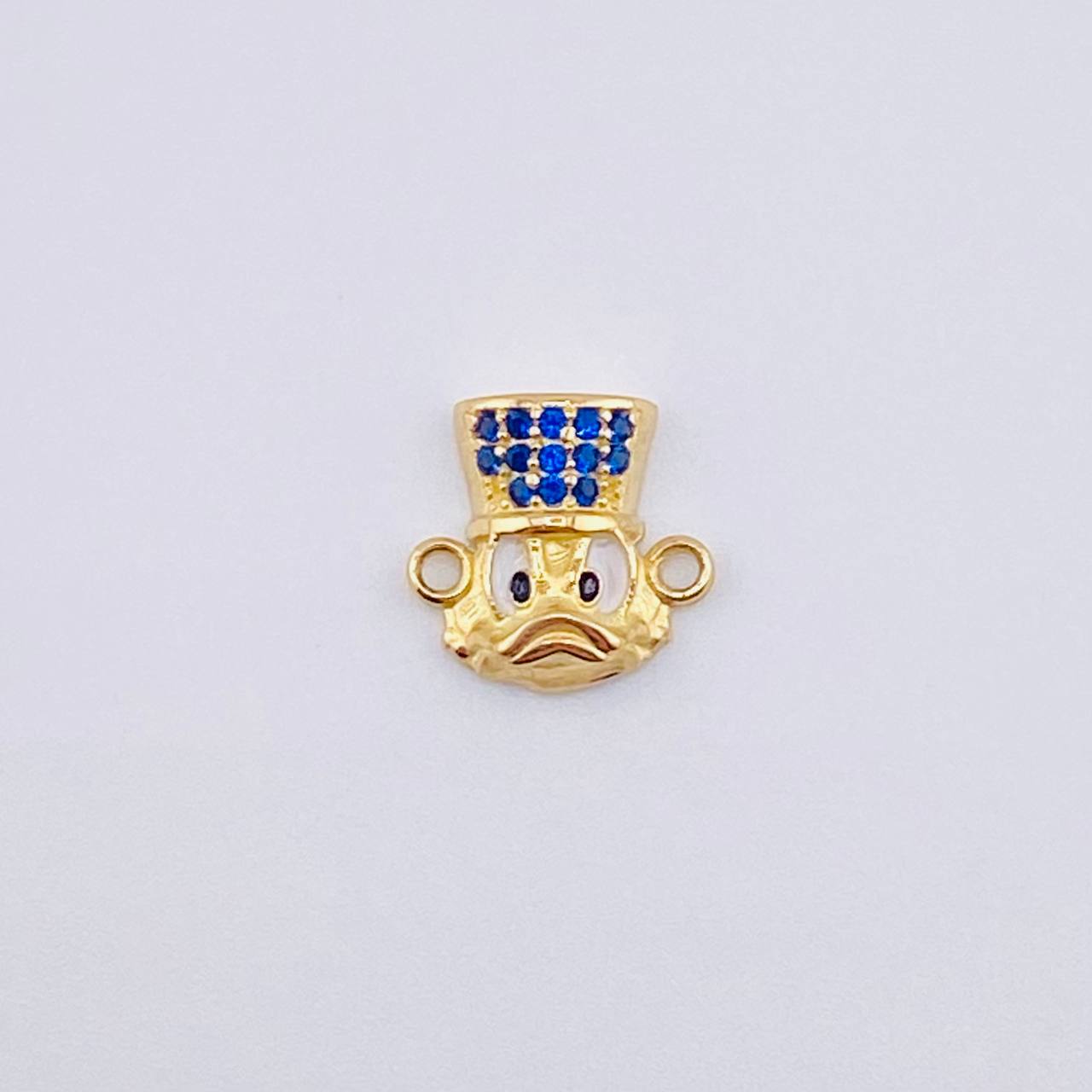 Herraje Cara Pato 1.05gr / 1.1cm / Oro Amarillo 18K