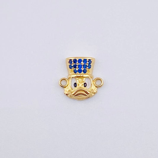 Herraje Cara Pato 1.05gr / 1.1cm / Oro Amarillo 18K