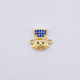 Herraje Cara Pato 1.05gr / 1.1cm / Oro Amarillo 18K