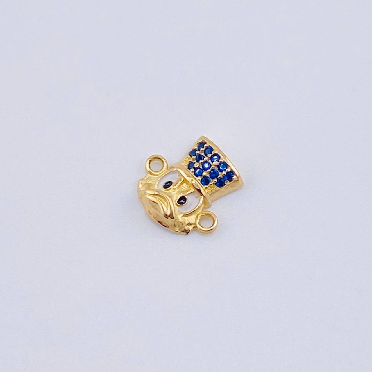 Herraje Cara Pato 1.05gr / 1.1cm / Oro Amarillo 18K