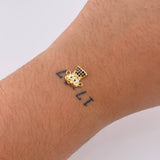 Herraje Cara Pato 1.1gr / 1.1cm / Oro Amarillo 18K