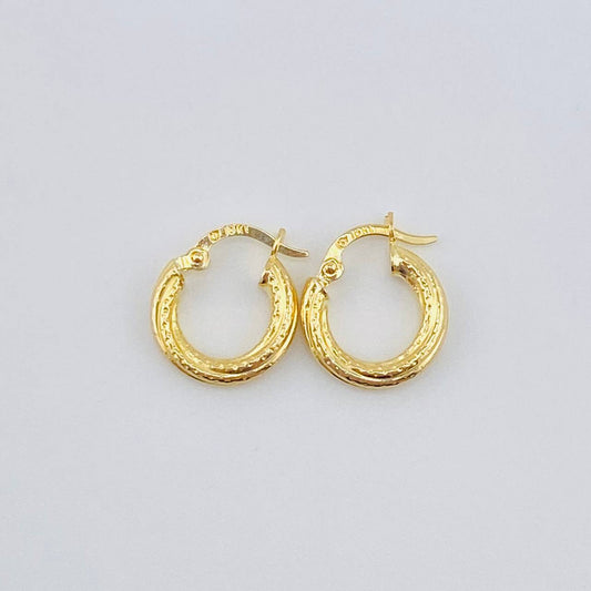 Candongas Carly 1.3gr / 1.5cm / Oro Amarillo 18K ©