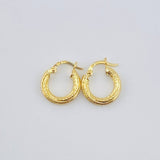 Candongas Carly 0.9 g / 1,5 cm Oro Amarillo 18K