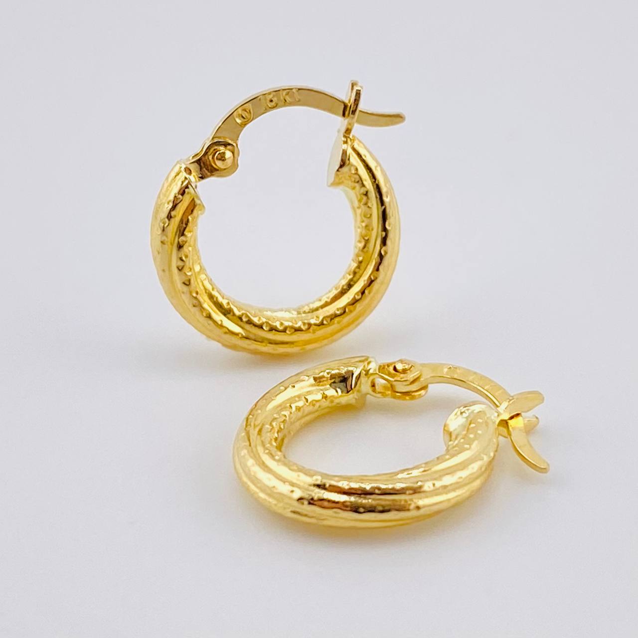 Candongas Carly 0.9 g / 1,5 cm Oro Amarillo 18K