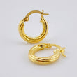 Candongas Carly 0.9 g / 1,5 cm Oro Amarillo 18K
