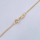 Cadena Aro Seguido 1.35gr / 45.1cm / 0.8mm Oro Amarillo +3 18K $