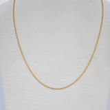 Cadena Aro Seguido 1.35gr / 45.1cm / 0.8mm Oro Amarillo +3 18K $