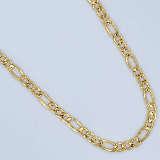 Cadena Figaro 11.4gr / 55cm / +0Oro 18K &