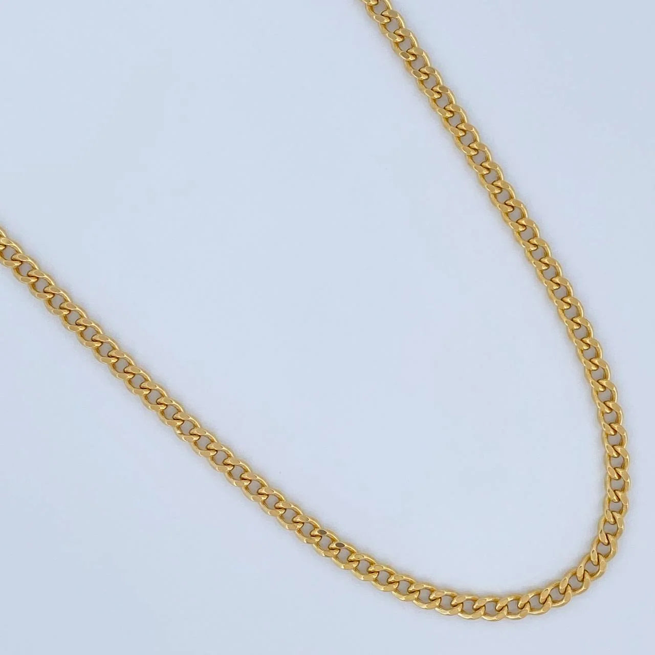 Cadena Cubana 11.2gr / 60cm / Oro Amarillo +1 18K $