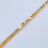 Cadena Cubana 11.2gr / 60cm / Oro Amarillo +1 18K $