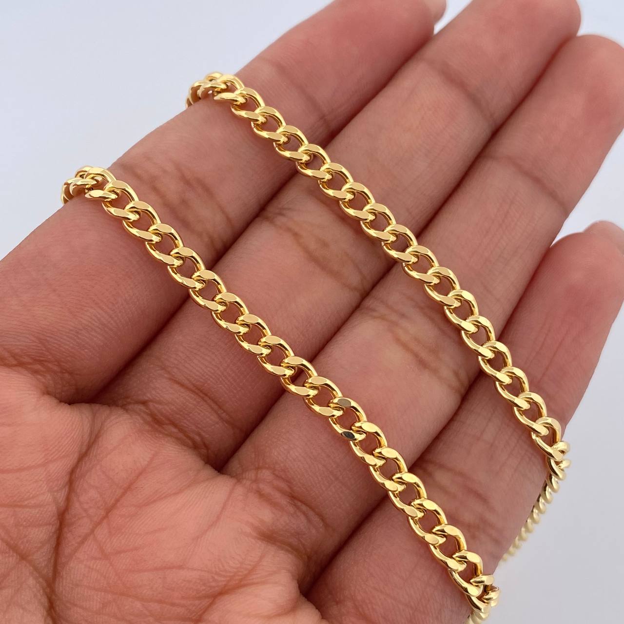 Cadena Cubana 11.25gr / 60cm / 3.6mm Oro Amarillo +0 18K $