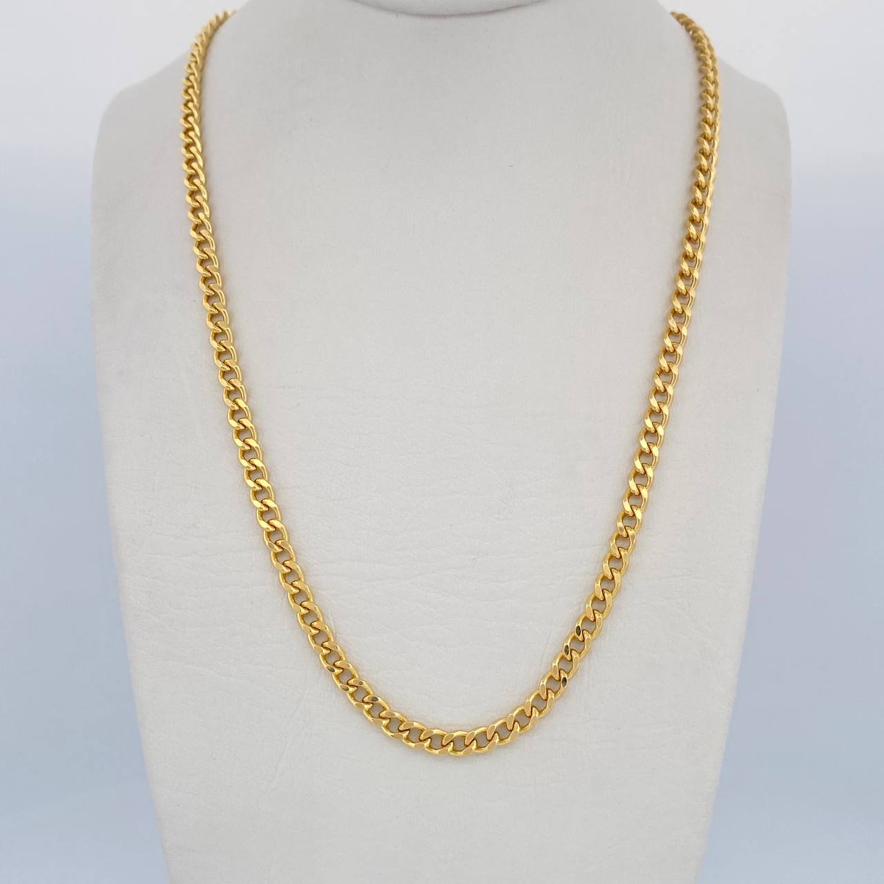 Cadena Cubana 11.25gr / 60cm / 3.6mm Oro Amarillo +0 18K $