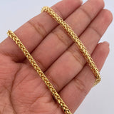 Cadena Franco 11.4gr / 60cm / 2.3mm Oro Amarillo +4 18K $