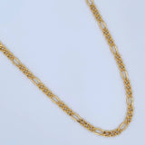 Cadena Figaro 10.2gr / 60cm / 3.6mm Oro Amarillo +0 18K $