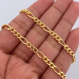 Cadena Figaro 10.2gr / 60cm / 3.6mm Oro Amarillo +0 18K $