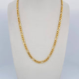 Cadena Figaro 10.2gr / 60cm / 3.6mm Oro Amarillo +0 18K $