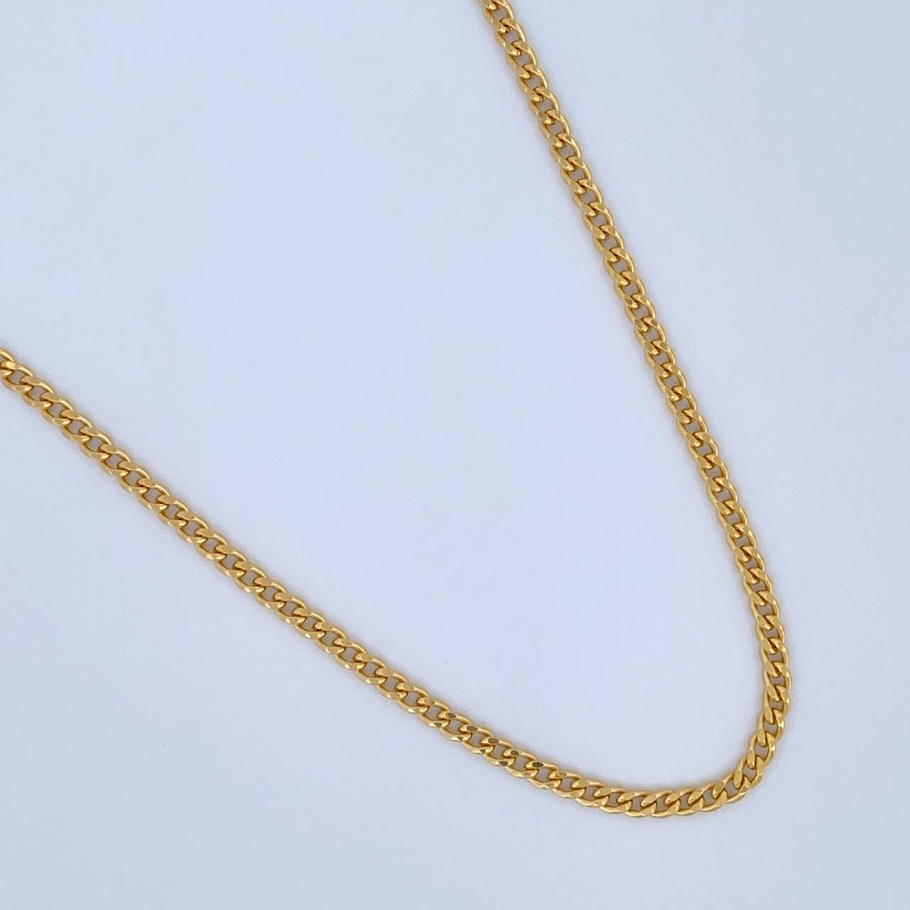 Cadena Cubana 7.65gr / 60cm / 2.7mm Oro Amarillo +0 18K $