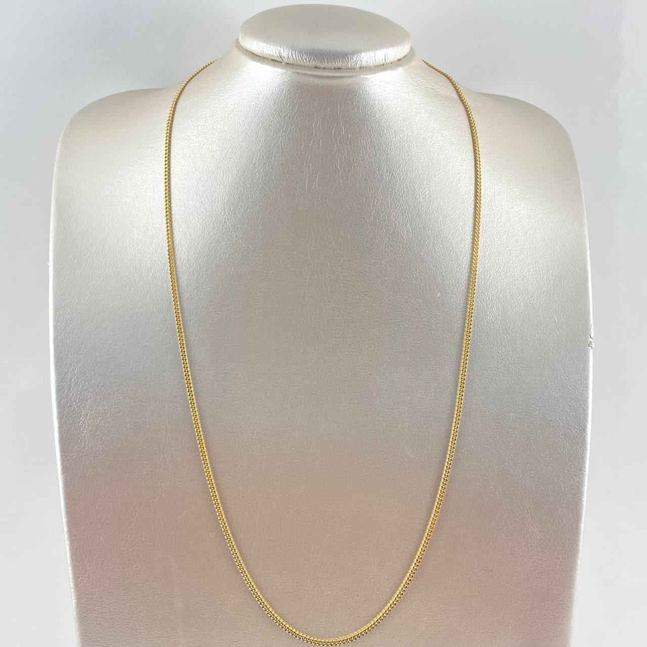 Cadena Cubana 10.8gr / 60cm / 2mm Oro Amarillo +0 18K