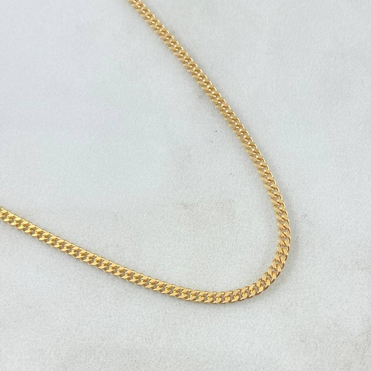 Cadena Cubana 10.8gr / 60cm / 2mm Oro Amarillo +0 18K