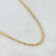 Cadena Cubana 10.8gr / 60cm / 2mm Oro Amarillo +0 18K