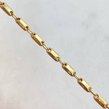 Cadena Rustica Adige 9.35gr / 65cm / 3mm Lisa Oro Amarillo 18K