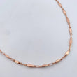 Cadena Rustica Capullo 8.1gr / 61.3cm / 3.1mm Punteada Oro Rosa 18K $