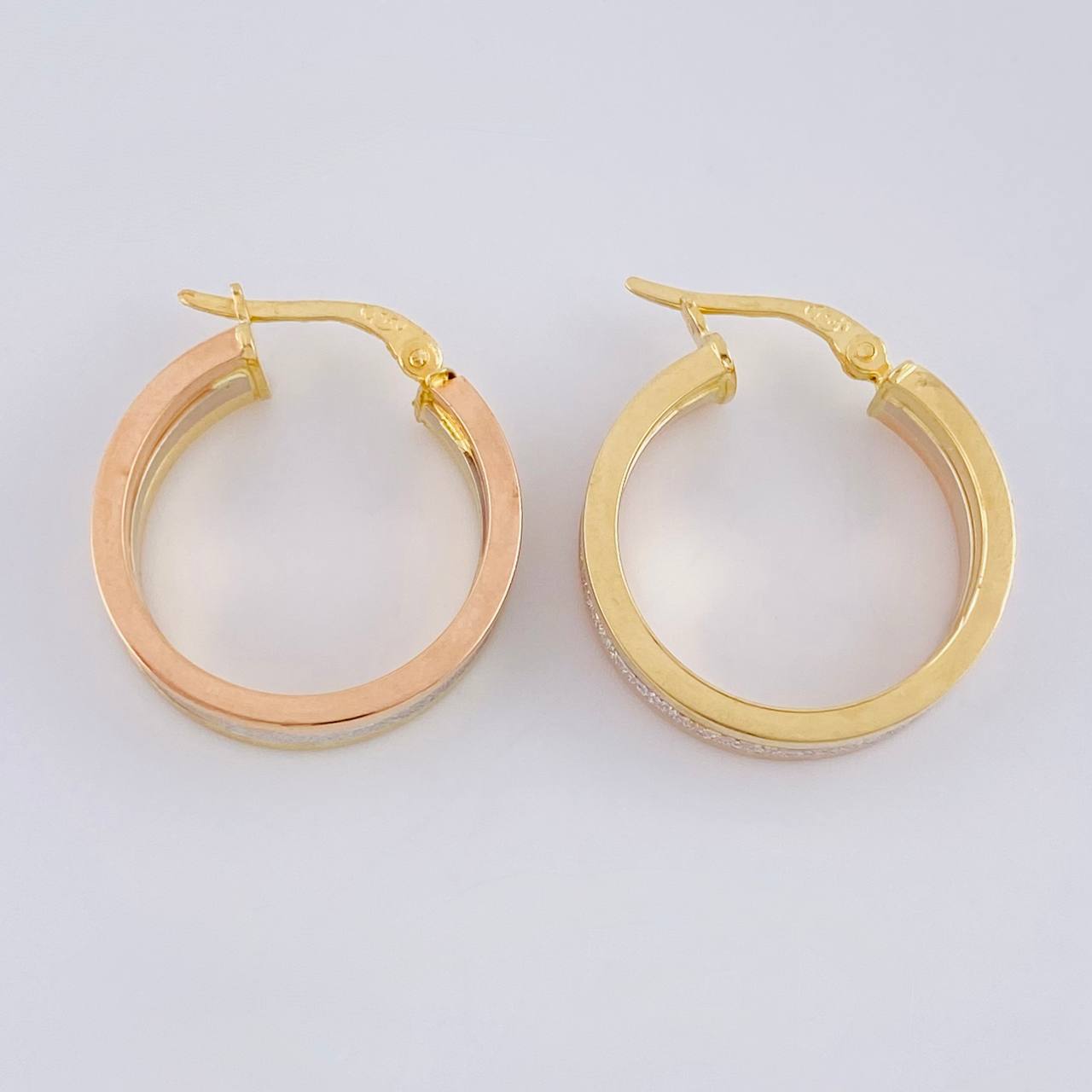 Candongas Adri Lisas 4 g / 2.3 cm Tres Oros 18K