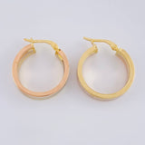 Candongas Adri Lisas 4 g / 2.3 cm Tres Oros 18K