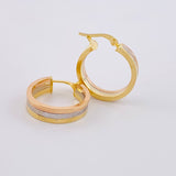 Candongas Adri Lisas 4 g / 2.3 cm Tres Oros 18K
