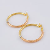 Candongas Franny 2.8 g / 3.2 cm Tres Oros 18K