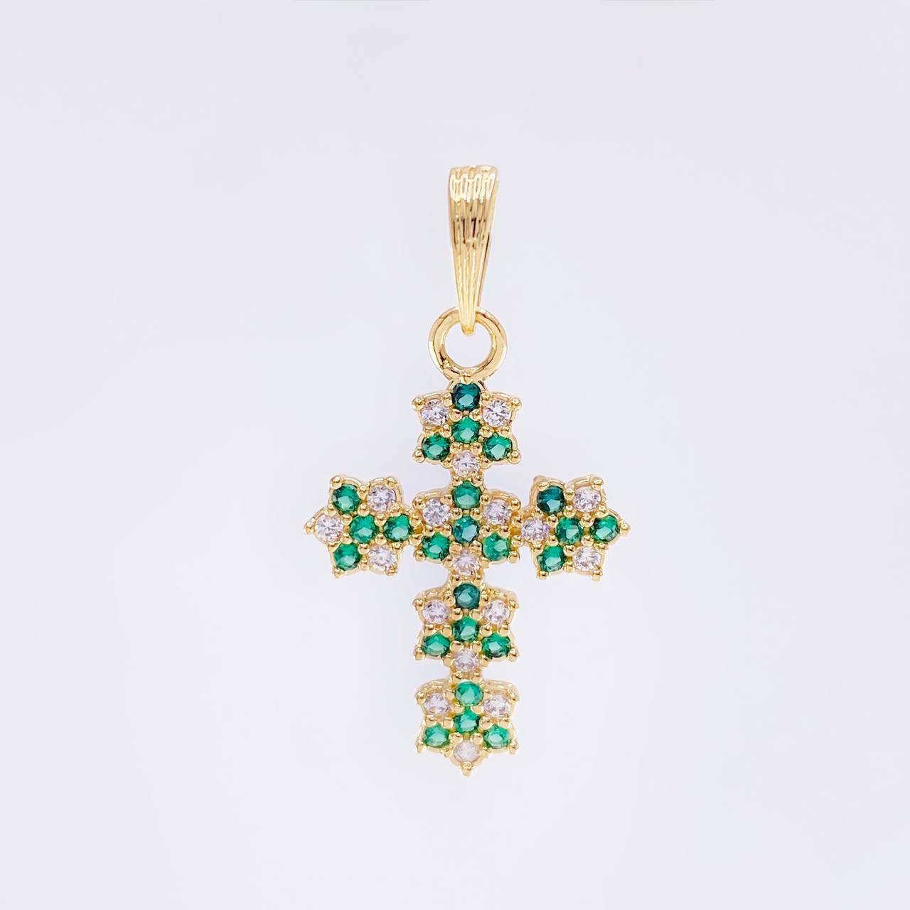 Dije Cruz Florenciana 1.45 g / 2.6 cm Oro Amarillo 18K