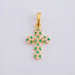 Dije Cruz Florenciana 1 g / 2.4 cm Oro Amarillo 18K