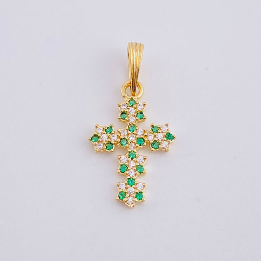 Dije Cruz Florenciana 1 g / 2.4 cm Oro Amarillo 18K