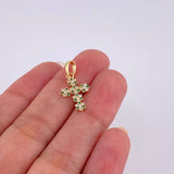 Dije Cruz Florenciana 1 g / 2.4 cm Oro Amarillo 18K