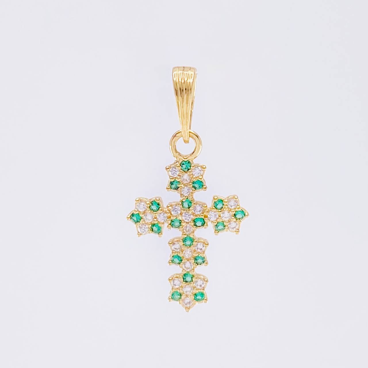 Dije Cruz Florenciana 1 g / 2.4 cm Oro Amarillo 18K
