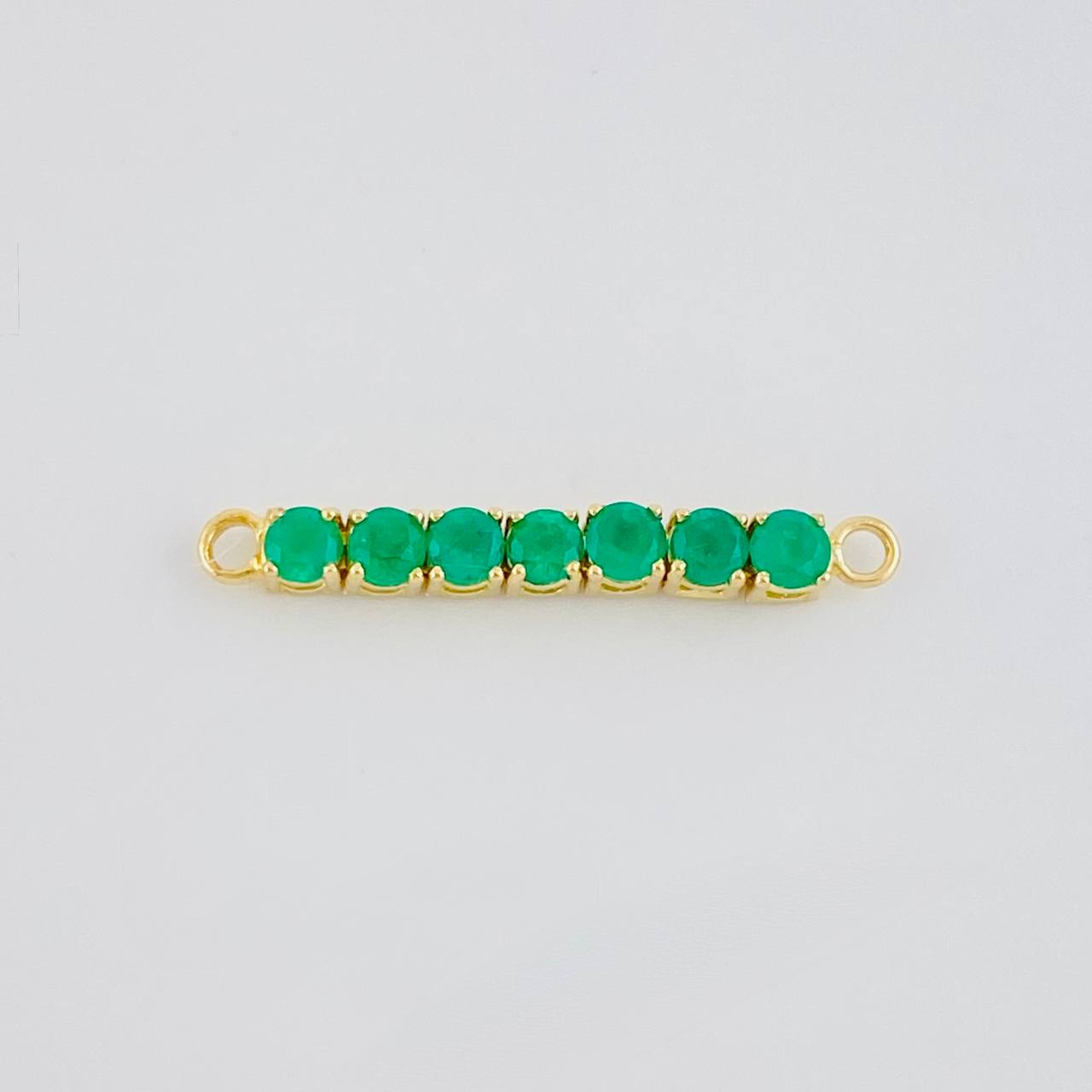 Herraje Septem Esmeraldas 84Pts 1.45 g / 3.7 cm Oro Amarillo 18K