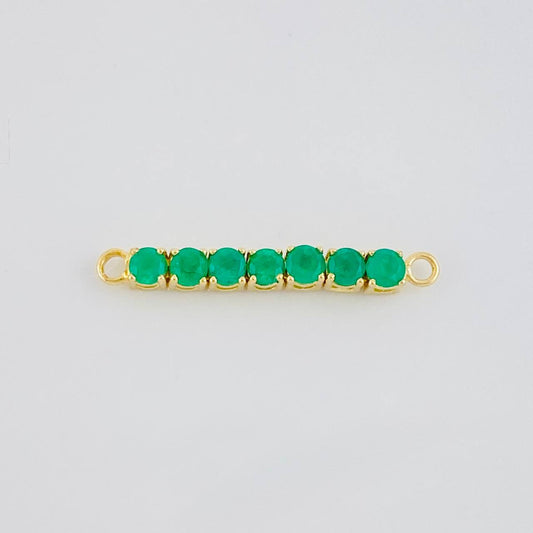 Herraje Septem Esmeraldas 84Pts 1.45 g / 3.7 cm Oro Amarillo 18K