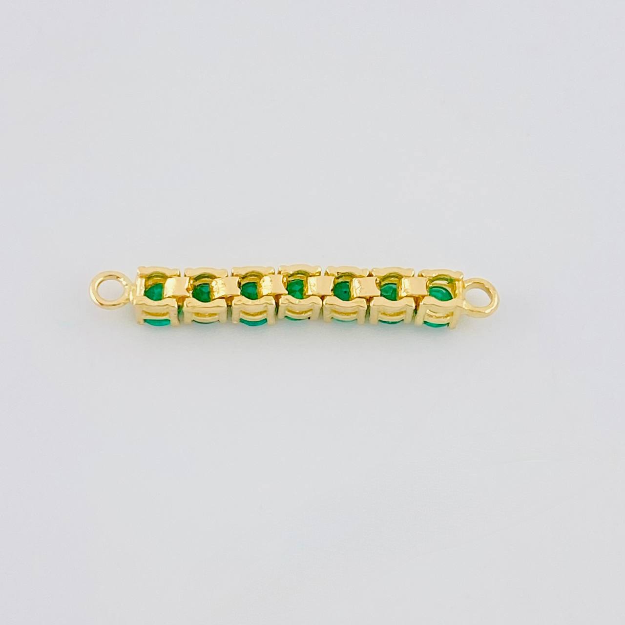 Herraje Septem Esmeraldas 84Pts 1.45 g / 3.7 cm Oro Amarillo 18K
