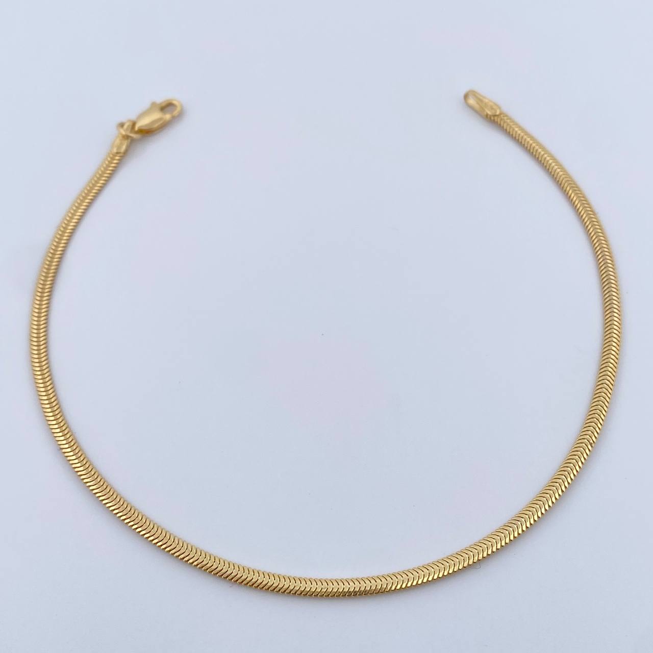 Pulso Serpiente 2.35gr / 18.3cm / 0.7mm Oro Amarillo +3 18K $