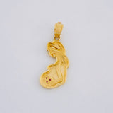 Dije Mujer Embarazada 1.7g / 2.5cm Oro Amarillo 18K