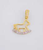 Dije Caballito de Juguete 0.9g / 2cm Oro Amarillo 18K