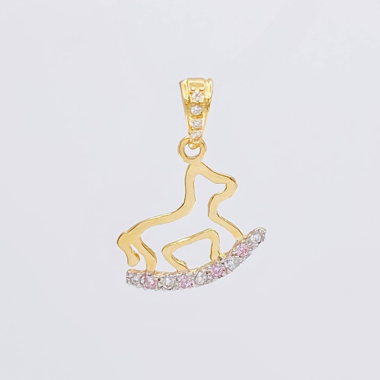 Dije Caballito de Juguete 0.9g / 2cm Oro Amarillo 18K