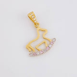 Dije Caballito de Juguete 0.9g / 2cm Oro Amarillo 18K