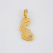 Dije Mujer Embarazada 1.7g / 2.5cm Oro Amarillo 18K