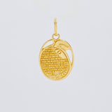 Dije Oración de la Virgen 1.9g / 2.4cm Oro Amarillo 18K