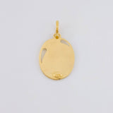 Dije Oración de la Virgen 1.9g / 2.4cm Oro Amarillo 18K